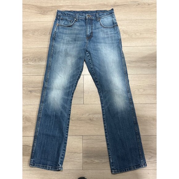 Wrangler Men's Jeans Relaxed Faded Dark Wash - Picture 1 of 6